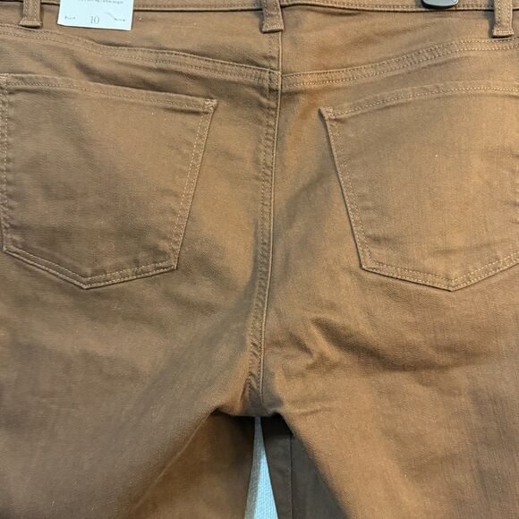 Talbots Women’s Slim Ankle Jeans – Size 10 – Brown – NWT - Picture 7 of 11